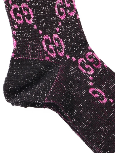 Shop Gucci Gg Signature Socks In Multi