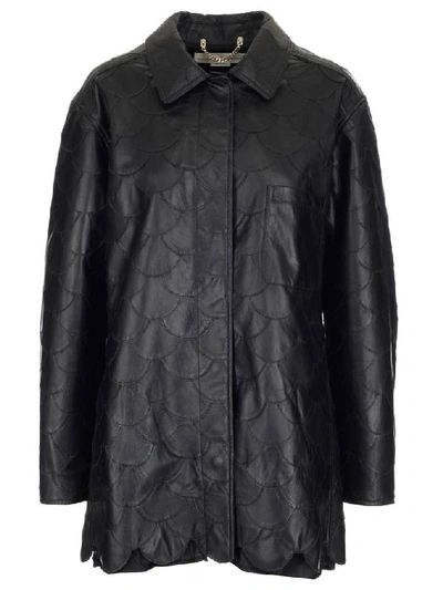 Shop Golden Goose Deluxe Brand Petal Work Jacket In Black