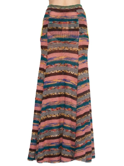 Shop Missoni Maxi Patchwork Skirt In Multi