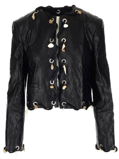 Shop Rejina Pyo Embellished Jacket In Black