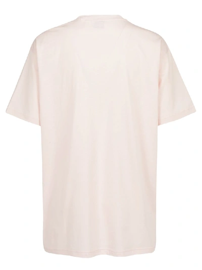 Shop Burberry Logo Print T In Pink