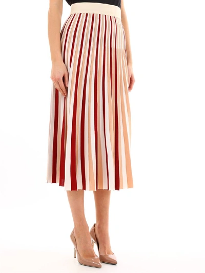 Shop Moncler Genius 1952 Pleated Skirt In Multi