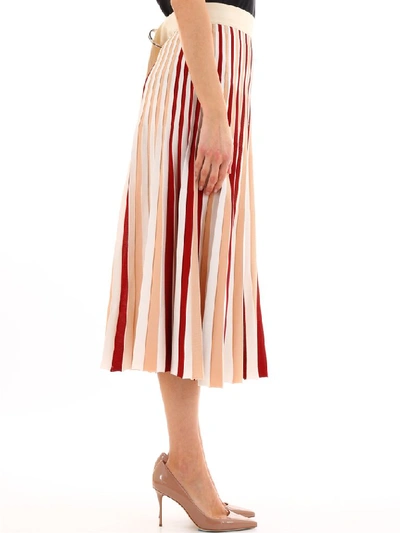 Shop Moncler Genius 1952 Pleated Skirt In Multi