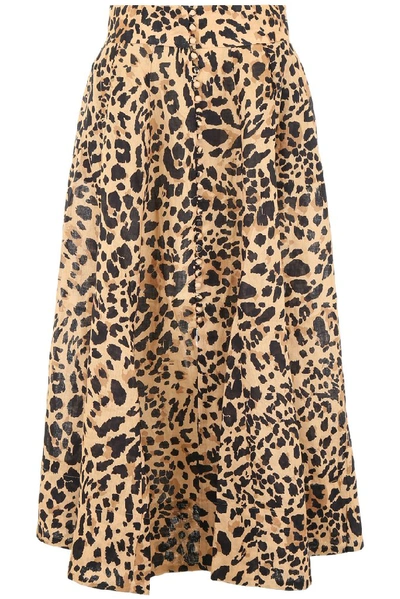 Shop Zimmermann Veneto High Waist Skirt In Multi