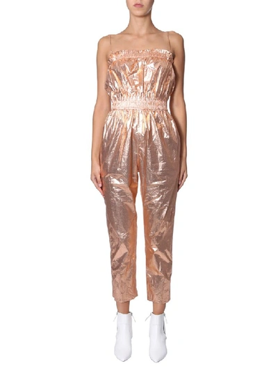 Shop Isabel Marant Timi Jumpsuit In Gold