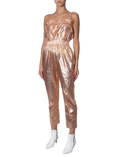 Shop Isabel Marant Timi Jumpsuit In Gold