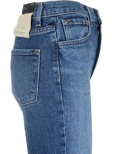 Shop J Brand Jules High Rise Straight Leg Jeans In Blue