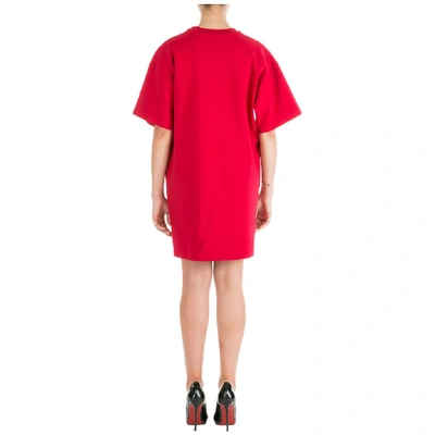 Shop Moschino Printed T In Red
