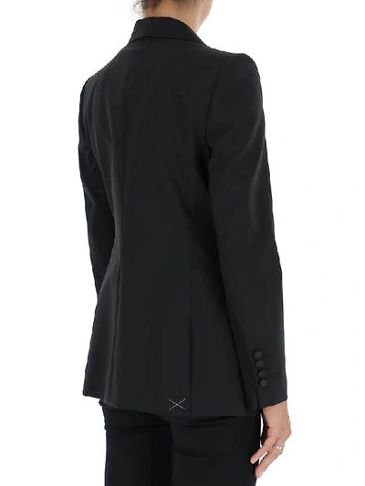 Shop Dolce & Gabbana Classic Fitted Blazer In Black