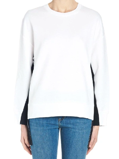 Shop Stella Mccartney Side Stripe Sweater In White