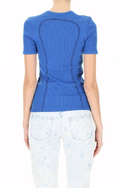 Shop Alyx 1017  9sm Ribbed T In Blue
