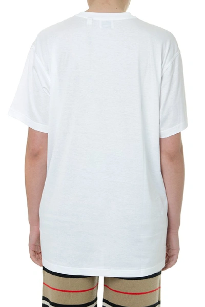 Shop Burberry Logo T In White