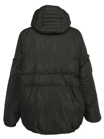 Shop Pinko Technical Quilted Coat In Black