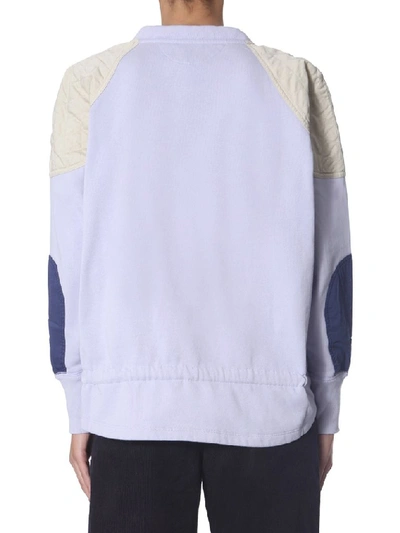 Shop Isabel Marant Étoile Nifen Drawstring Sweatshirt In Purple