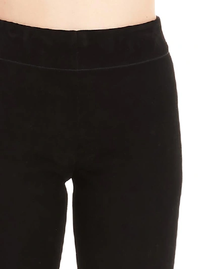 Shop Jil Sander Stitch Detail Legging Pants In Black