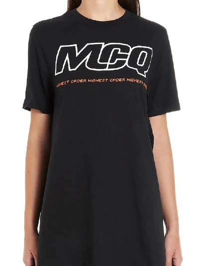Shop Mcq By Alexander Mcqueen Mcq Alexander Mcqueen Logo Print T In Black