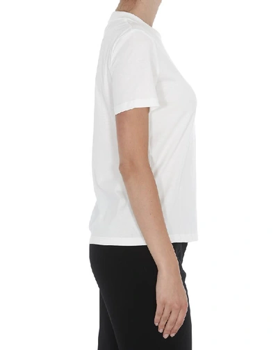 Shop Moschino Teddy Patch T In White