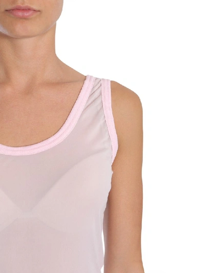 Shop Givenchy Ribbed Tank Dress In Pink