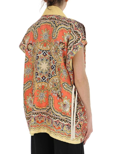 Shop Etro Paisley Printed Waistcoat In Multi