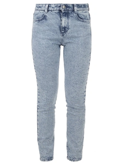 Shop Stella Mccartney Washed Skinny Jeans In Light Blue
