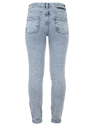 Shop Stella Mccartney Washed Skinny Jeans In Light Blue
