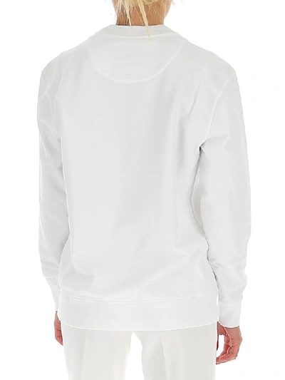 Shop Versace Graphic Printed Sweatshirt In White