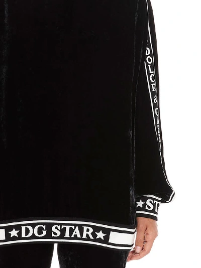 Shop Dolce & Gabbana Logo Tape Sweatshirt In Black
