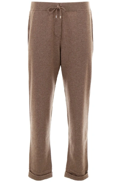 Shop Brunello Cucinelli Relaxed Joggers In Brown