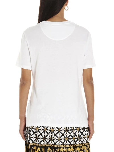 Shop Versace Avedon Logo Printed T In White