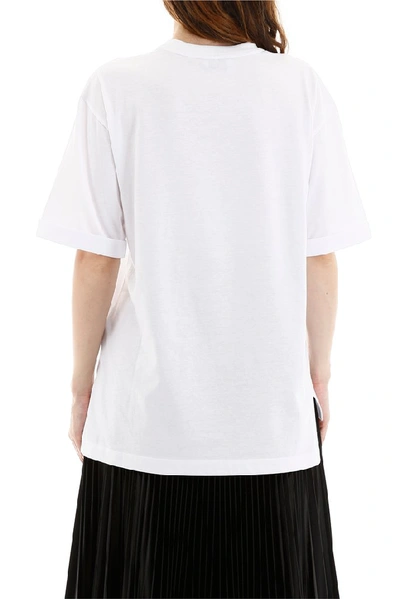 Shop Fendi Logo Printed T In White