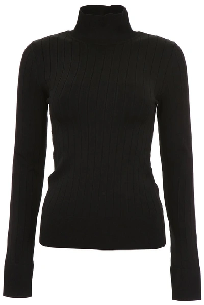 Shop Lanvin Turtleneck Sweater In Black
