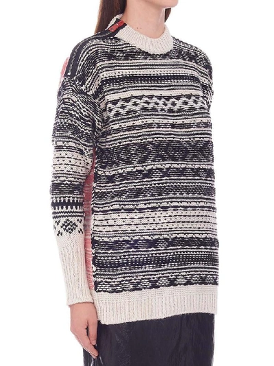 Shop Nude Jacquard Sweater In Multi