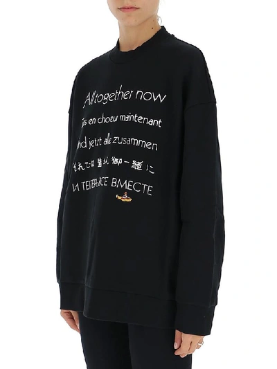 Shop Stella Mccartney All Together Now Oversize Sweater In Black
