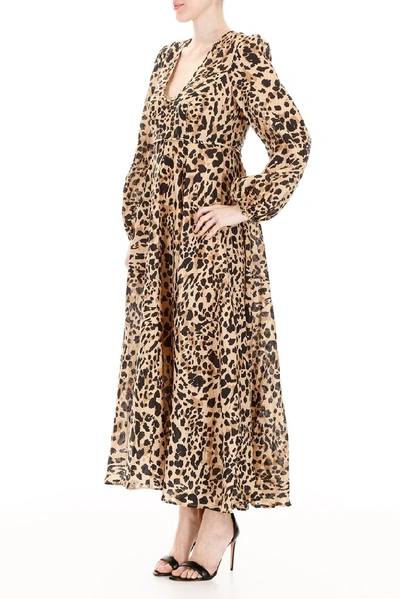 Shop Zimmermann Leopard Print Dress In Multi