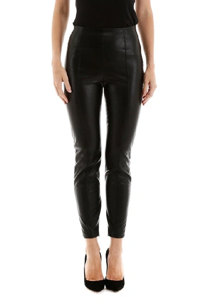 Shop Pinko Fitted Pants In Black