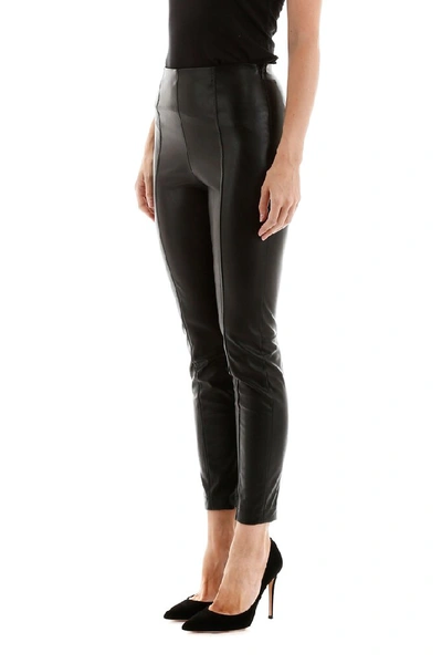 Shop Pinko Fitted Pants In Black