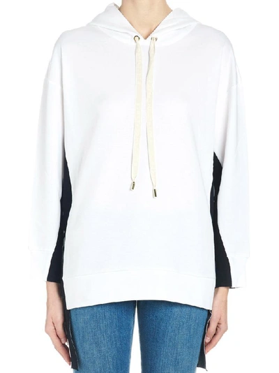 Shop Stella Mccartney Logo Band Hoodie In White