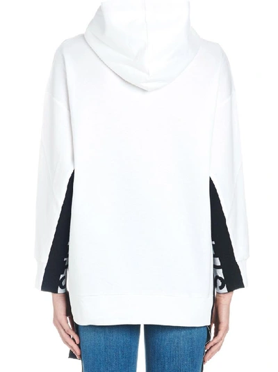 Shop Stella Mccartney Logo Band Hoodie In White