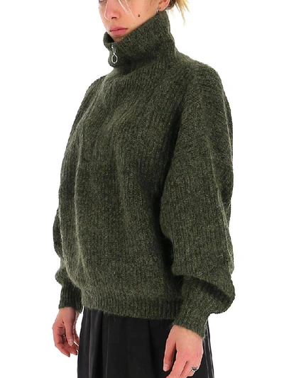 Shop Isabel Marant Étoile Myclan Sweater In Green