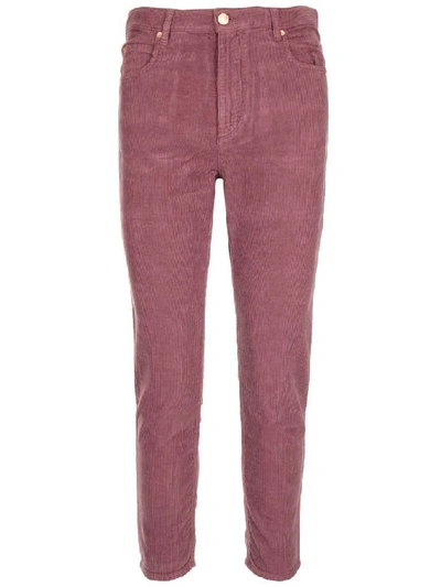 Shop Isabel Marant Étoile Skinny Corduroy Jeans In Pink
