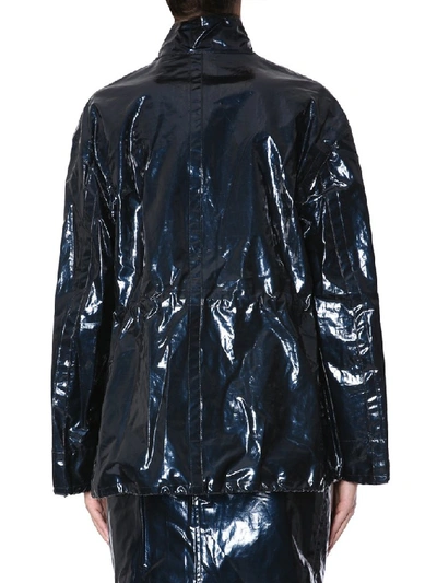 Shop Isabel Marant Enzo Waterproof Jacket In Blue