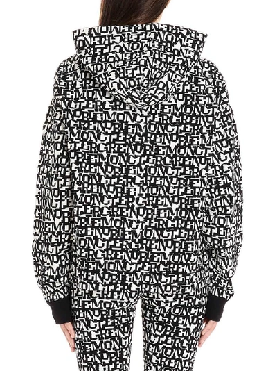 Shop Moncler Grenoble All Over Logo Hoodie In Multi