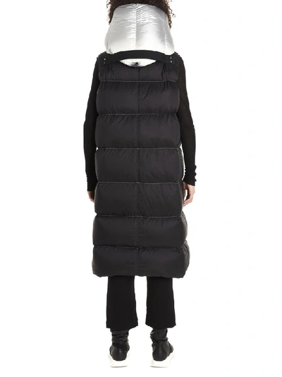 Shop Rick Owens Hooded Puffer Vest In Multi