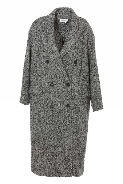 Shop Isabel Marant Étoile Habra Coat In Grey