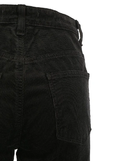 Shop J Brand Straight Corduroy Trousers In Black