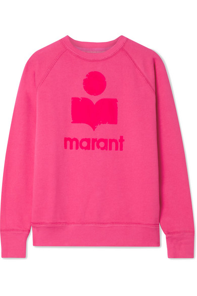 isabel marant pink sweatshirt