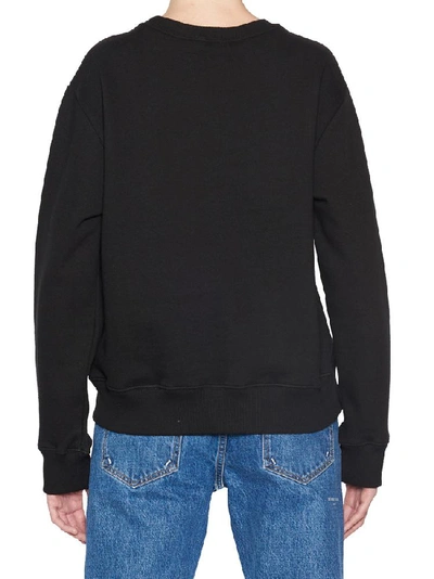 Shop Ih Nom Uh Nit Logo Shoulder Print Sweater In Black