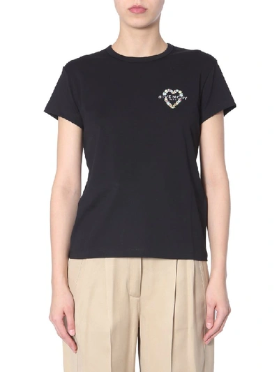 Shop Givenchy Logo T In Black