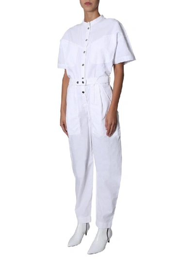 Shop Isabel Marant Tundra Jumpsuit In White