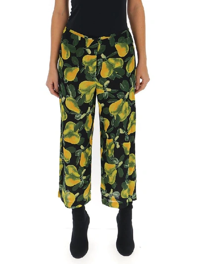 Shop Marc Jacobs Printed Cropped Trousers In Multi